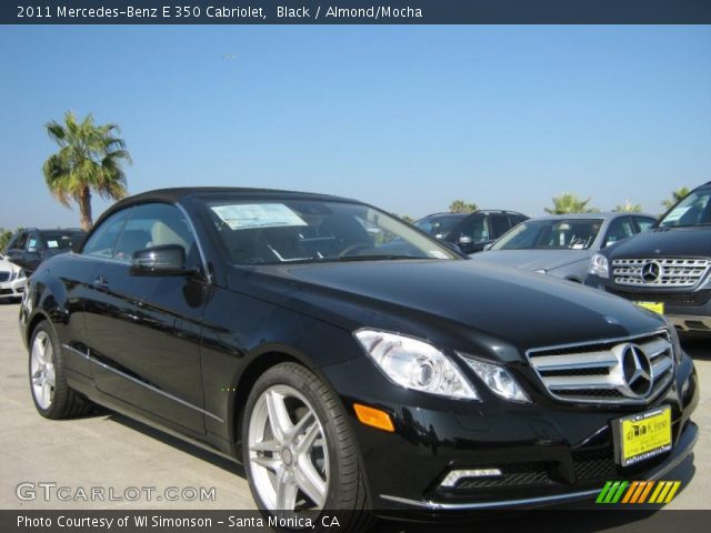 2011 Mercedes-Benz E 350 Cabriolet in Black