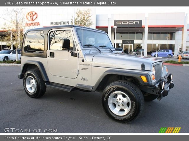 2002 Jeep Wrangler Sport 4x4 in Silverstone Metallic