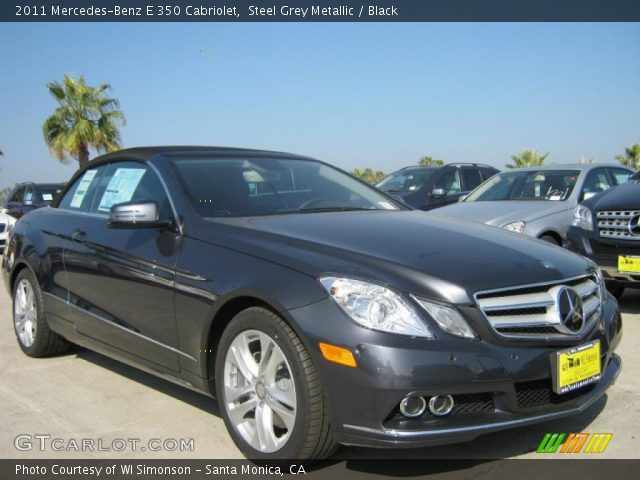 2011 Mercedes-Benz E 350 Cabriolet in Steel Grey Metallic