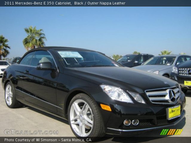 2011 Mercedes-Benz E 350 Cabriolet in Black