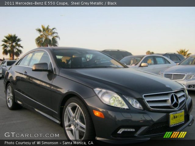 2011 Mercedes-Benz E 550 Coupe in Steel Grey Metallic