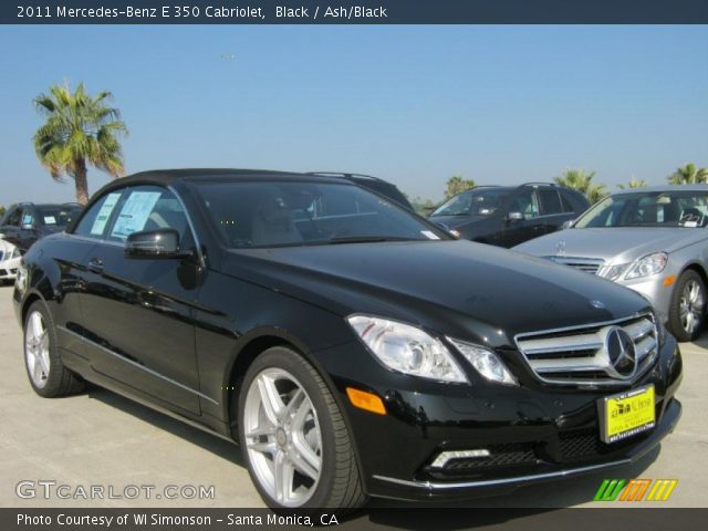 2011 Mercedes-Benz E 350 Cabriolet in Black