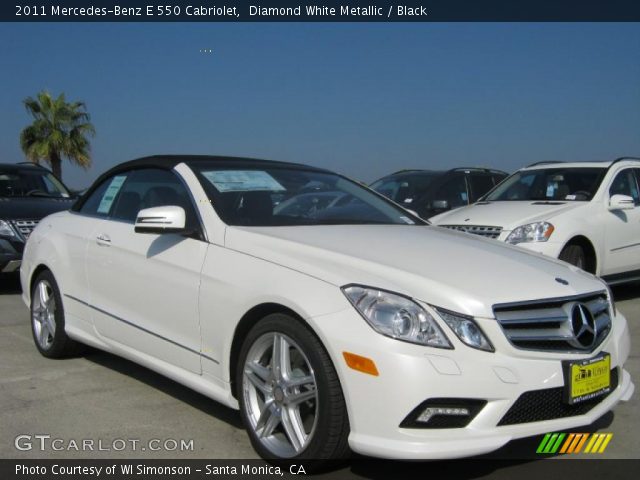 2011 Mercedes-Benz E 550 Cabriolet in Diamond White Metallic