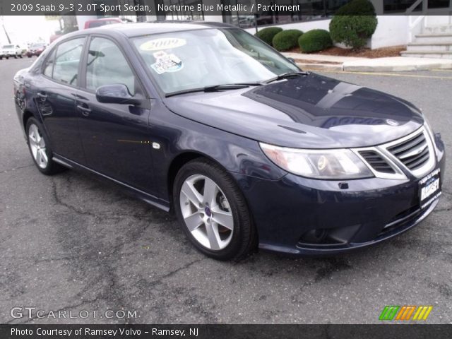 2009 Saab 9-3 2.0T Sport Sedan in Nocturne Blue Metallic