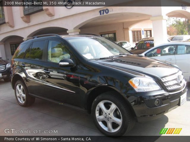 2008 Mercedes-Benz ML 350 4Matic in Black