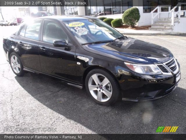 2009 Saab 9-3 2.0T Sport Sedan in Black