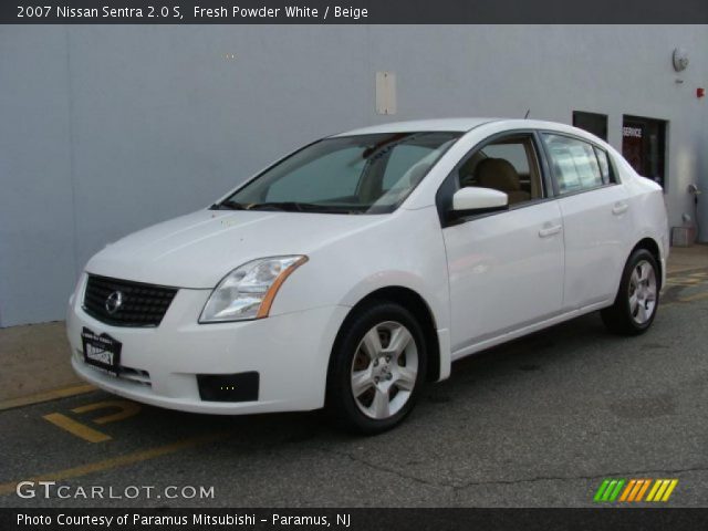 2007 Nissan Sentra 2.0 S in Fresh Powder White