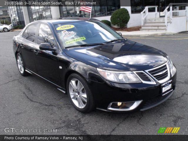 2008 Saab 9-3 Aero Sport Sedan in Black