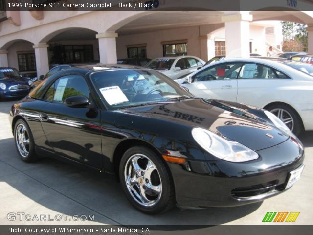 1999 Porsche 911 Carrera Cabriolet in Black