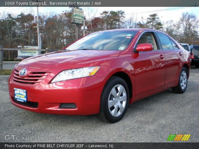 2009 Toyota Camry LE in Barcelona Red Metallic
