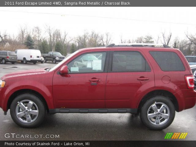 2011 Ford Escape Limited 4WD in Sangria Red Metallic