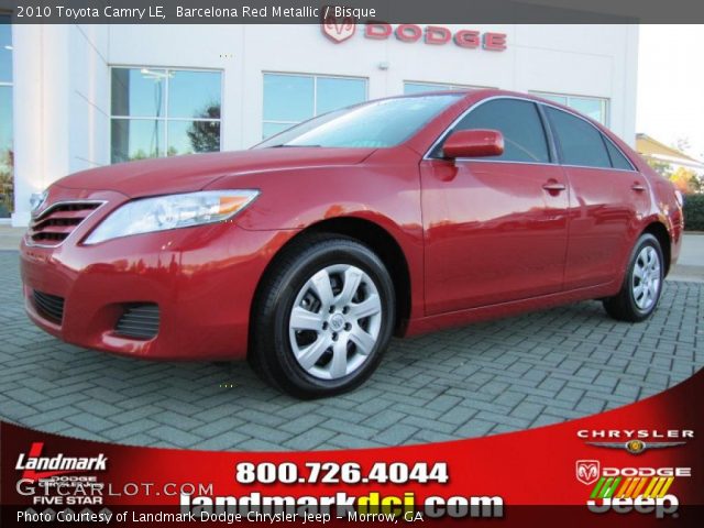 2010 Toyota Camry LE in Barcelona Red Metallic
