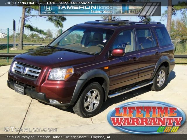 2008 Honda Pilot EX-L in Dark Cherry Pearl