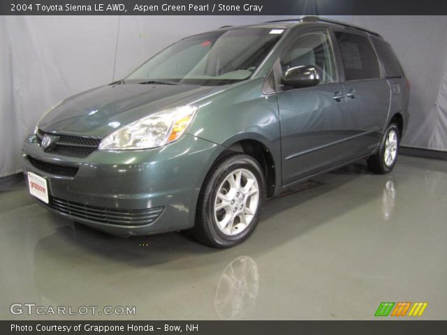 2004 Toyota Sienna LE AWD in Aspen Green Pearl