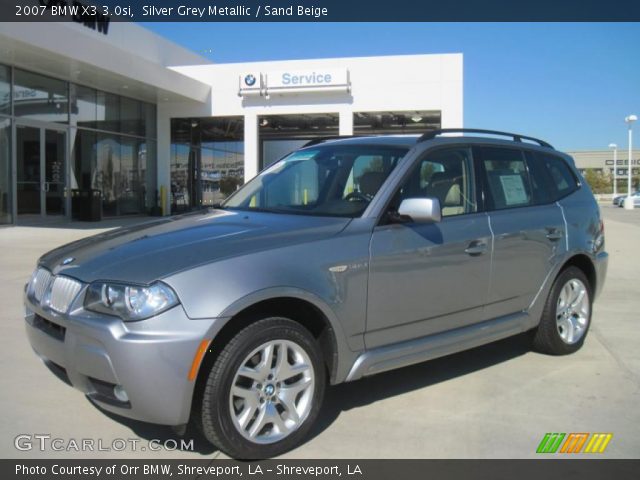 2007 BMW X3 3.0si in Silver Grey Metallic