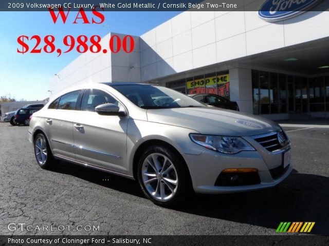 2009 Volkswagen CC Luxury in White Gold Metallic