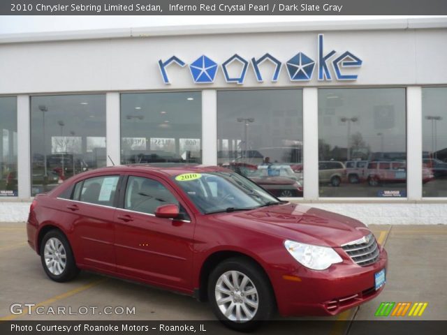 2010 Chrysler Sebring Limited Sedan in Inferno Red Crystal Pearl