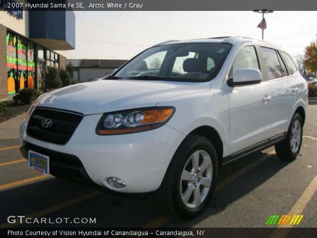 2007 Hyundai Santa Fe SE in Arctic White