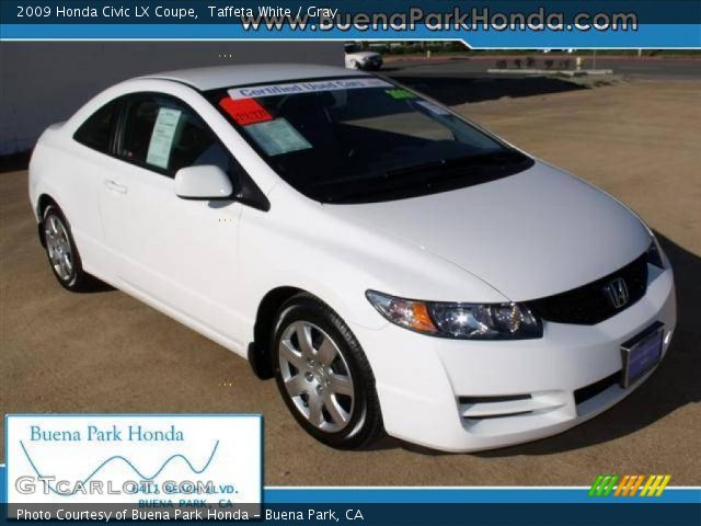 2009 Honda Civic LX Coupe in Taffeta White