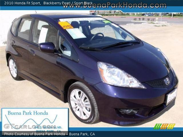 2010 Honda Fit Sport in Blackberry Pearl