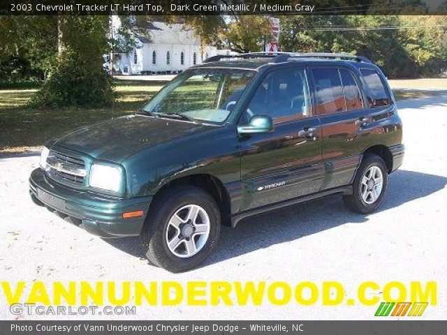 2003 Chevrolet Tracker LT Hard Top in Dark Green Metallic