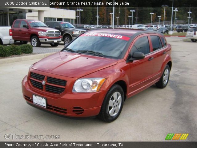 2008 Dodge Caliber SE in Sunburst Orange Pearl