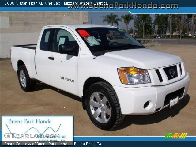 2008 Nissan Titan XE King Cab in Blizzard White