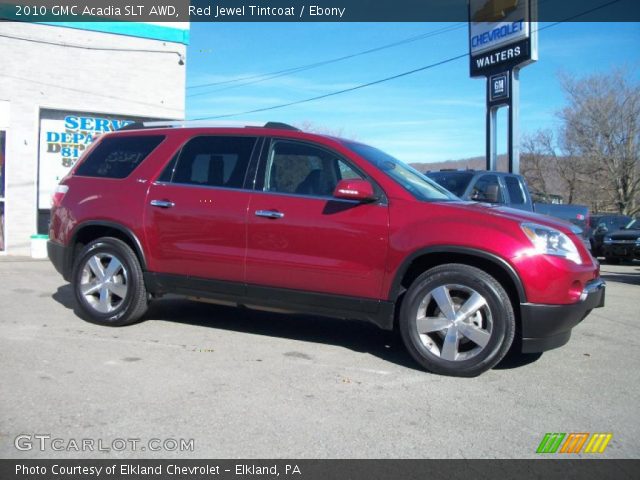 2010 GMC Acadia SLT AWD in Red Jewel Tintcoat