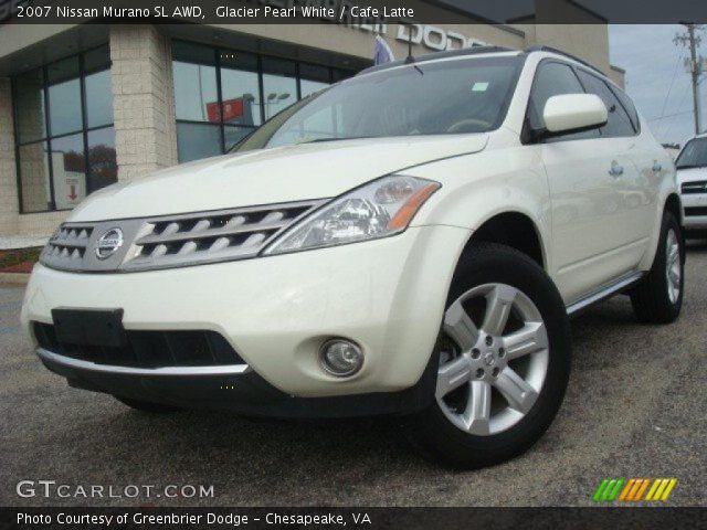 2007 Nissan Murano SL AWD in Glacier Pearl White
