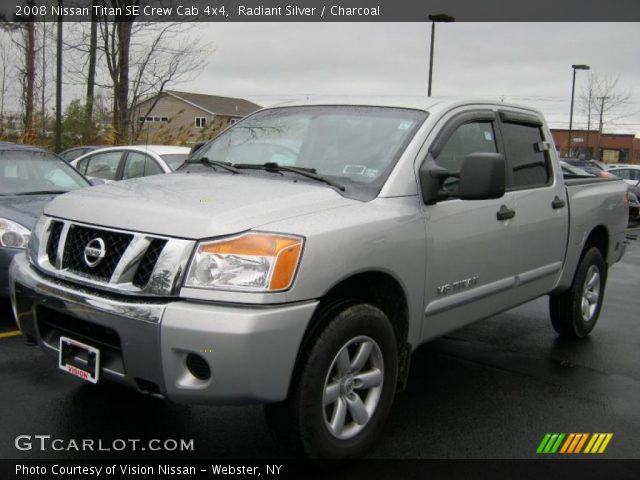 2008 Nissan Titan SE Crew Cab 4x4 in Radiant Silver