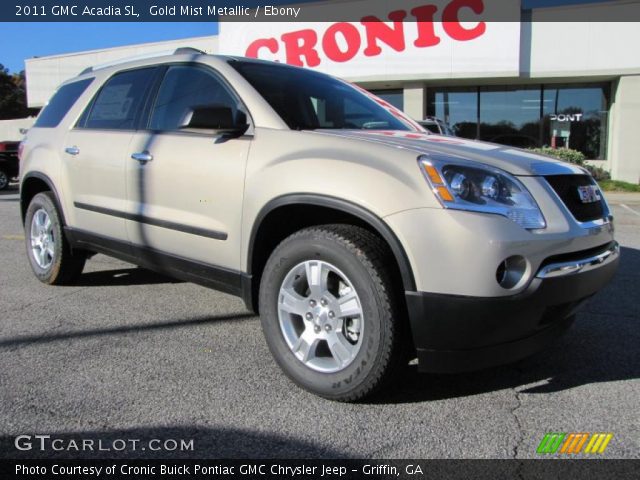 2011 GMC Acadia SL in Gold Mist Metallic