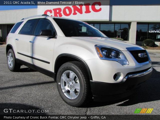 2011 GMC Acadia SL in White Diamond Tintcoat