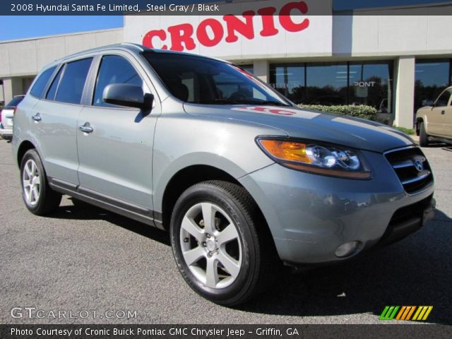 2008 Hyundai Santa Fe Limited in Steel Gray