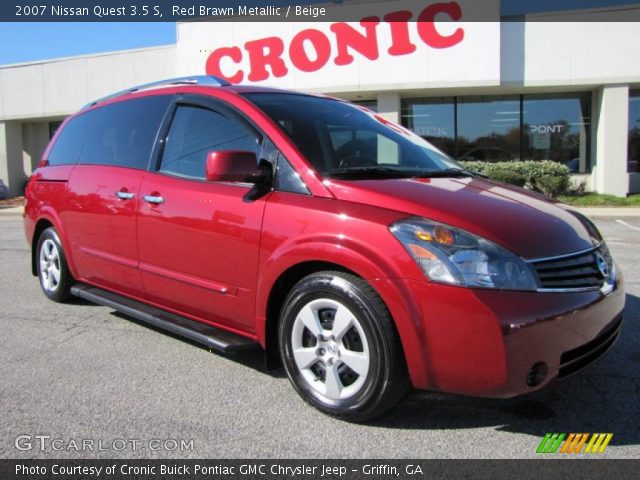 2007 Nissan Quest 3.5 S in Red Brawn Metallic