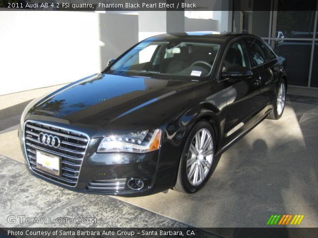 2011 Audi A8 4.2 FSI quattro in Phantom Black Pearl Effect