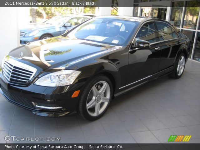 2011 Mercedes-Benz S 550 Sedan in Black
