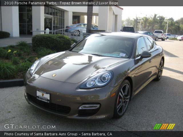 2010 Porsche Panamera Turbo in Topaz Brown Metallic