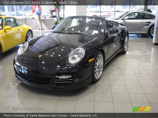 2011 Porsche 911 Turbo S Cabriolet in Black