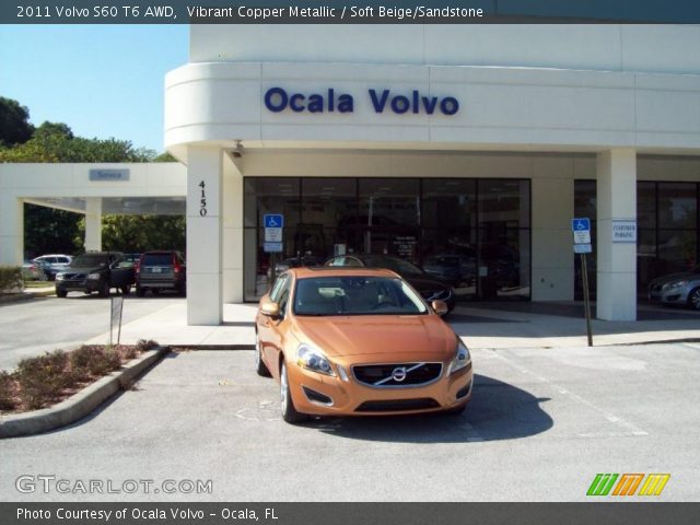 2011 Volvo S60 T6 AWD in Vibrant Copper Metallic