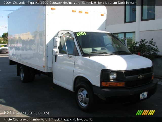 2004 Chevrolet Express 3500 Cutaway Moving Van in Summit White