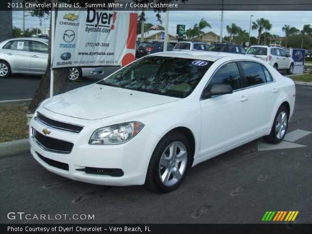 2011 Chevrolet Malibu LS in Summit White