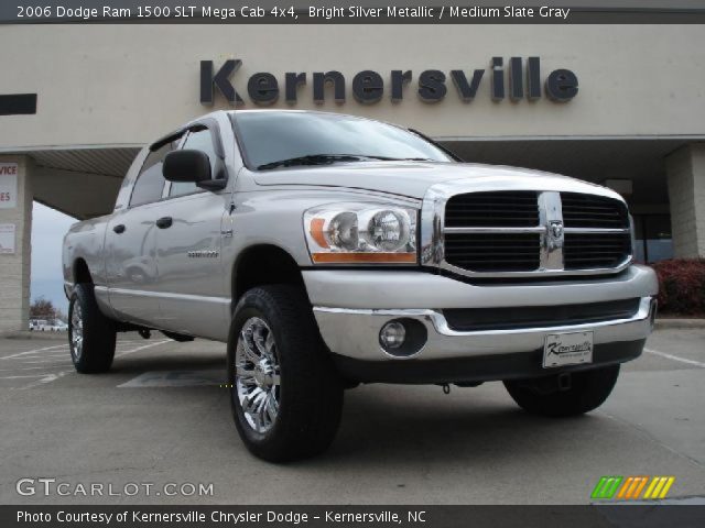 2006 Dodge Ram 1500 SLT Mega Cab 4x4 in Bright Silver Metallic