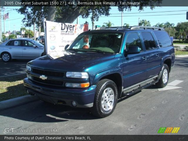 2005 Chevrolet Suburban 1500 Z71 4x4 in Bermuda Blue Metallic