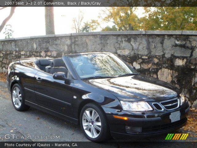 2007 Saab 9-3 2.0T Convertible in Black