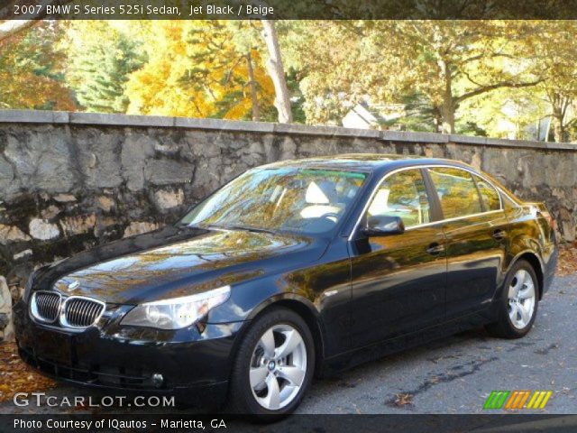 2007 BMW 5 Series 525i Sedan in Jet Black