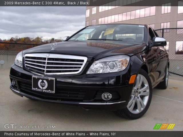 2009 Mercedes-Benz C 300 4Matic in Black