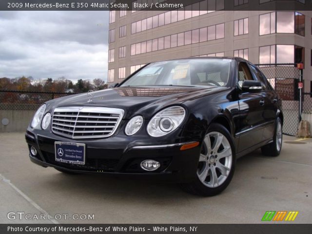 2009 Mercedes-Benz E 350 4Matic Sedan in Black