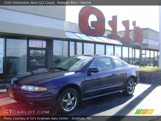 2000 Oldsmobile Alero GLS Coupe in Midnight Blue