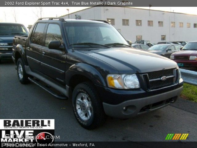 2002 Ford Explorer Sport Trac 4x4 in True Blue Metallic