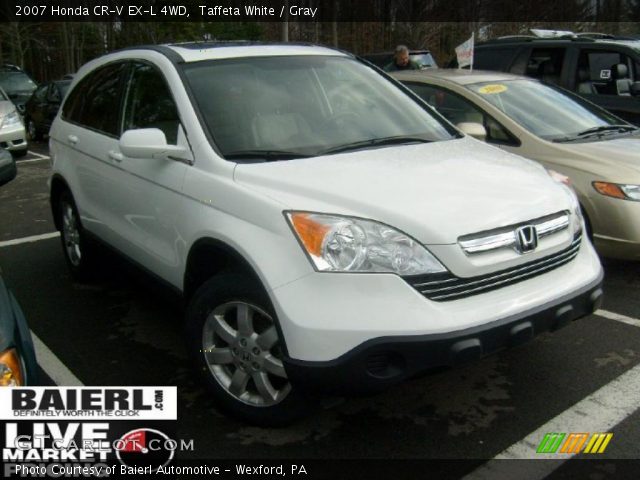 2007 Honda CR-V EX-L 4WD in Taffeta White